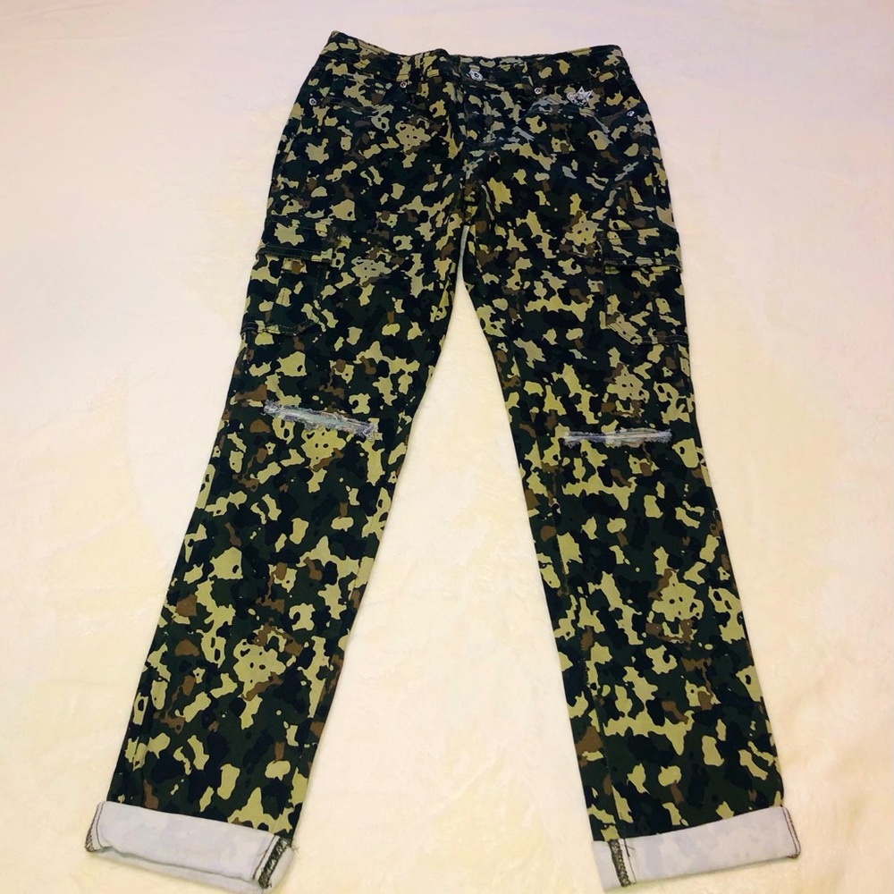 Dollhouse Girls 14 Army Print jeans Pants